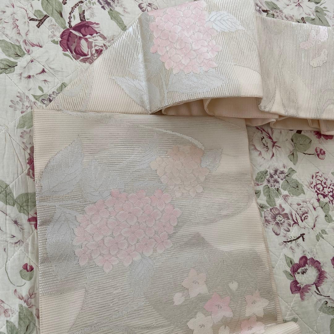 西陣織no.29 絽夏帯 京都名門 まいづる謹製 未使用 9寸名古屋帯