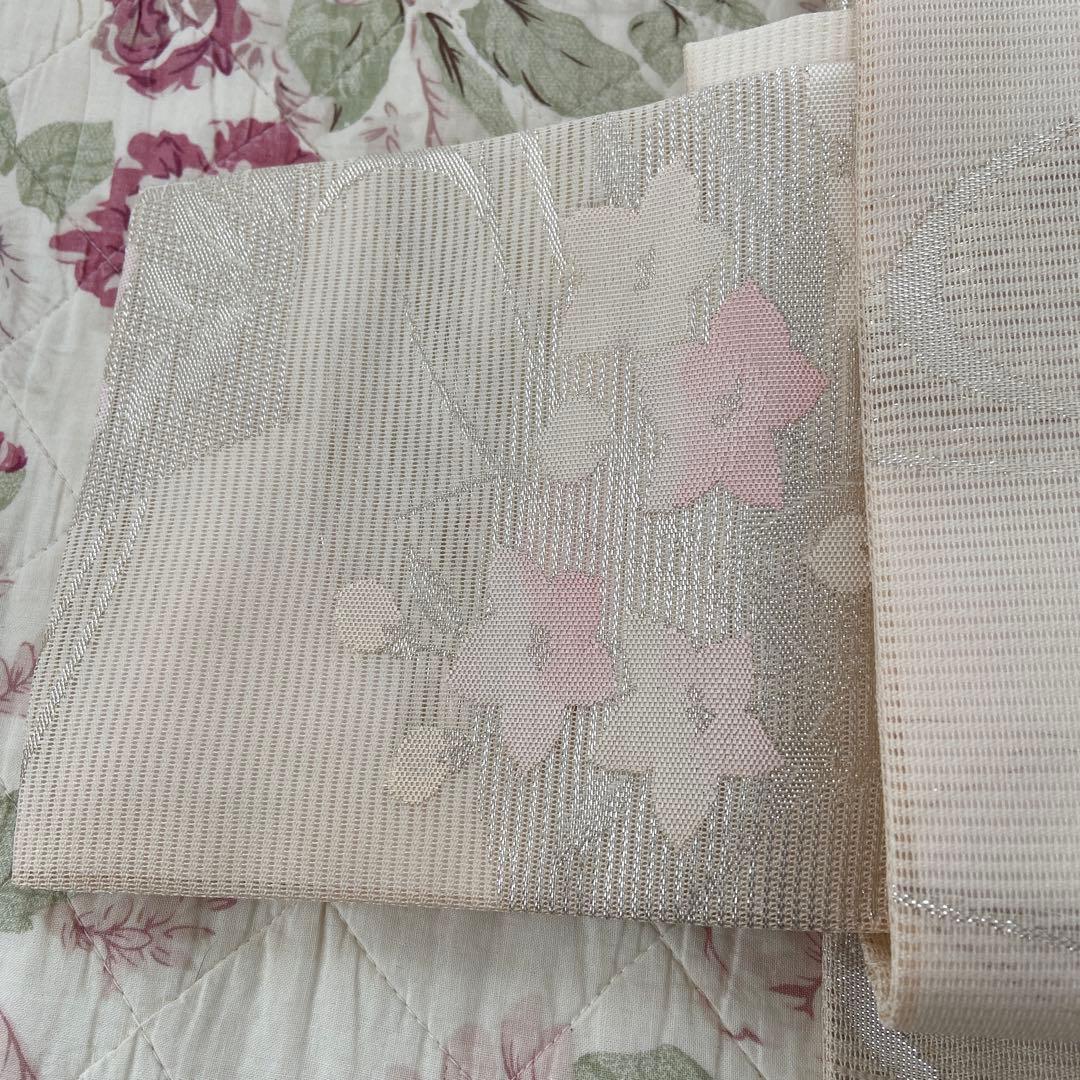 西陣織no.29 絽夏帯 京都名門 まいづる謹製 未使用 9寸名古屋帯