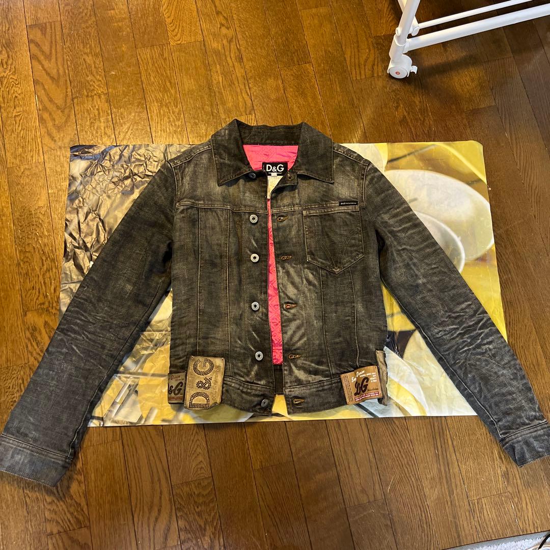 D&G ダークグレー デニムジャケット　激レア