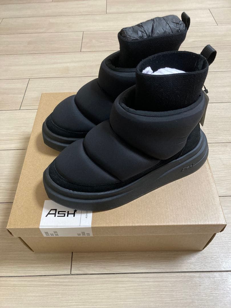 ASH ブラック スニーカー風ブーツ 37