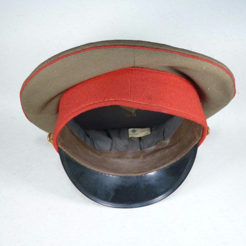 マニア向け　ロシア　旧ソ連軍　軍帽　ミリタリー　カーキ　56cm