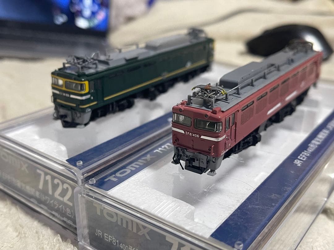 TOMIX EF81 トワイライト色& 貨物 400番台 (小加工)