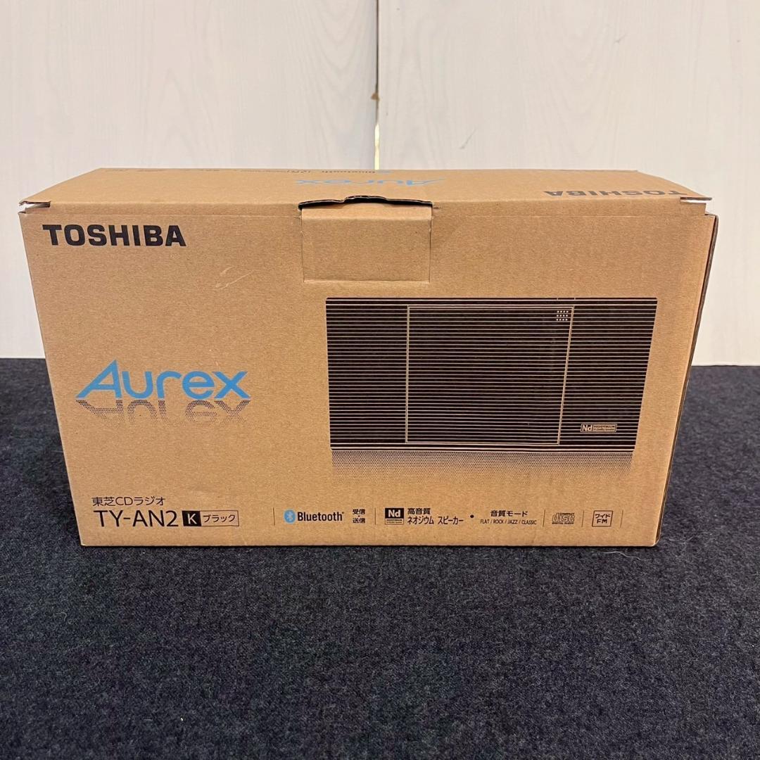【未使用品 説明書付】TOSHIBA TY-AN2(K) ブラック CDラジオ