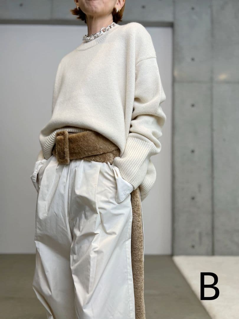 .*様 新品未使用【CHIEKO+】fur tail belt/エコファーロング