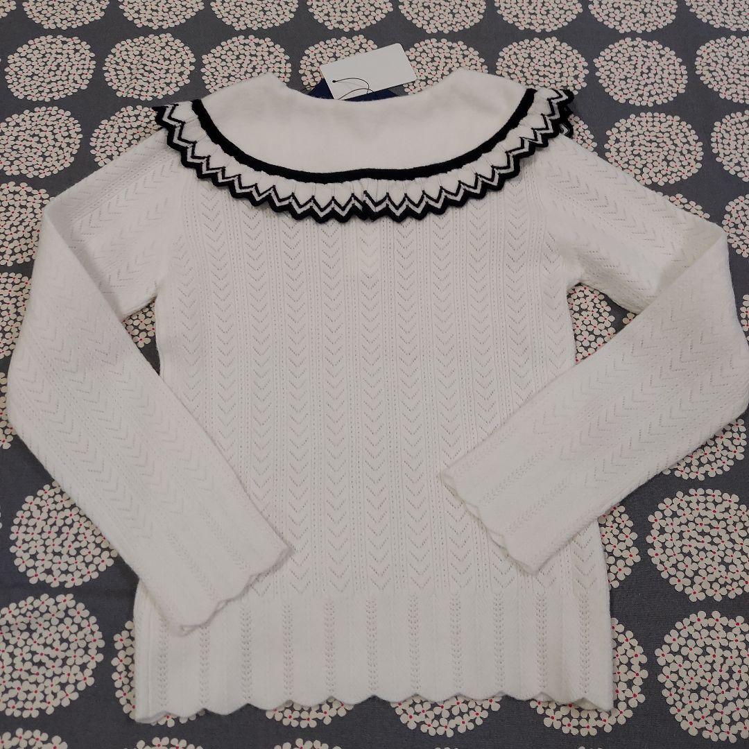 新品 アナスイミニ ニットブラウス&レギンスセット 120