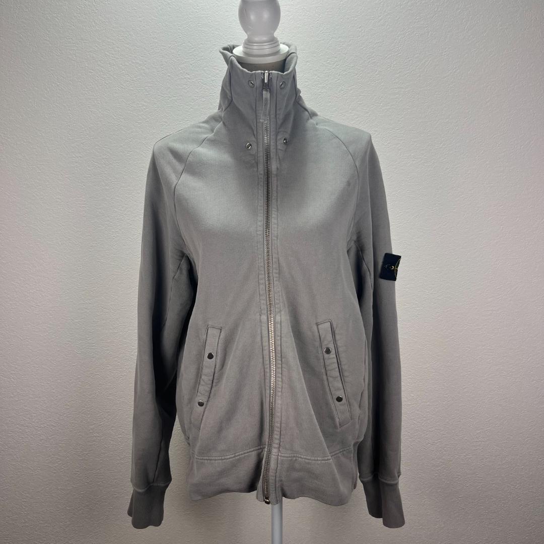 即購入OK STONE  ジップアップトレーナー グレー L メンズ