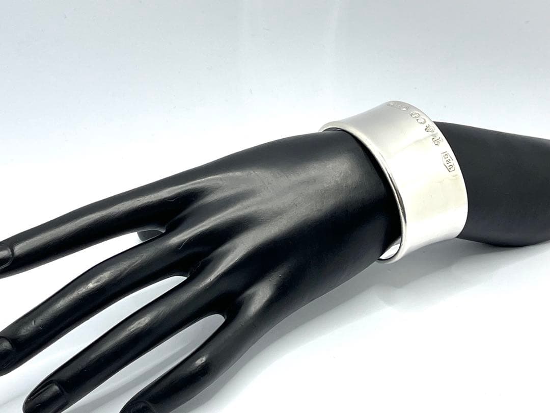 h237 ティファニー　1837 ワイド　カフ　バングル　シルバー　925