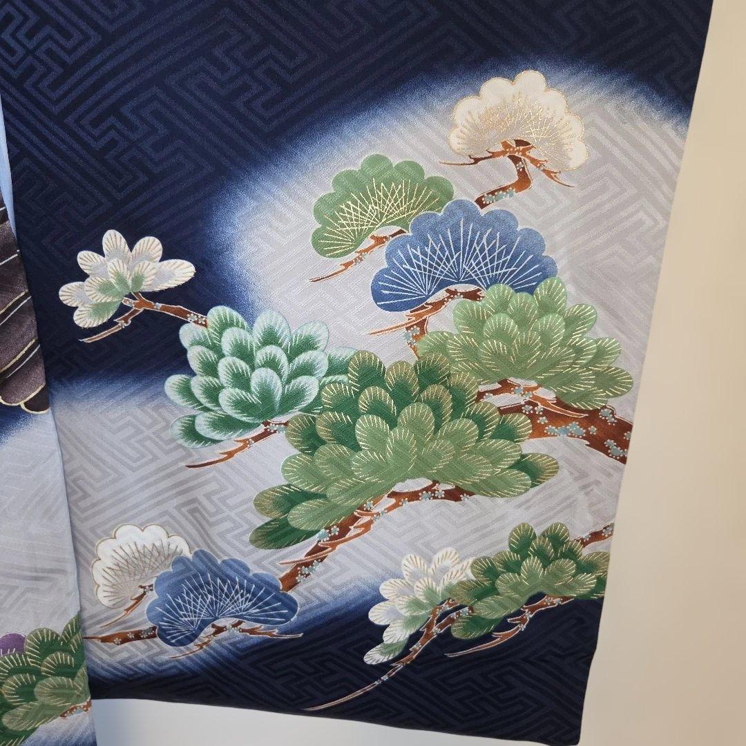 ゆきお　　No31　正絹　男の子お祝い着物　長襦袢付き　産着