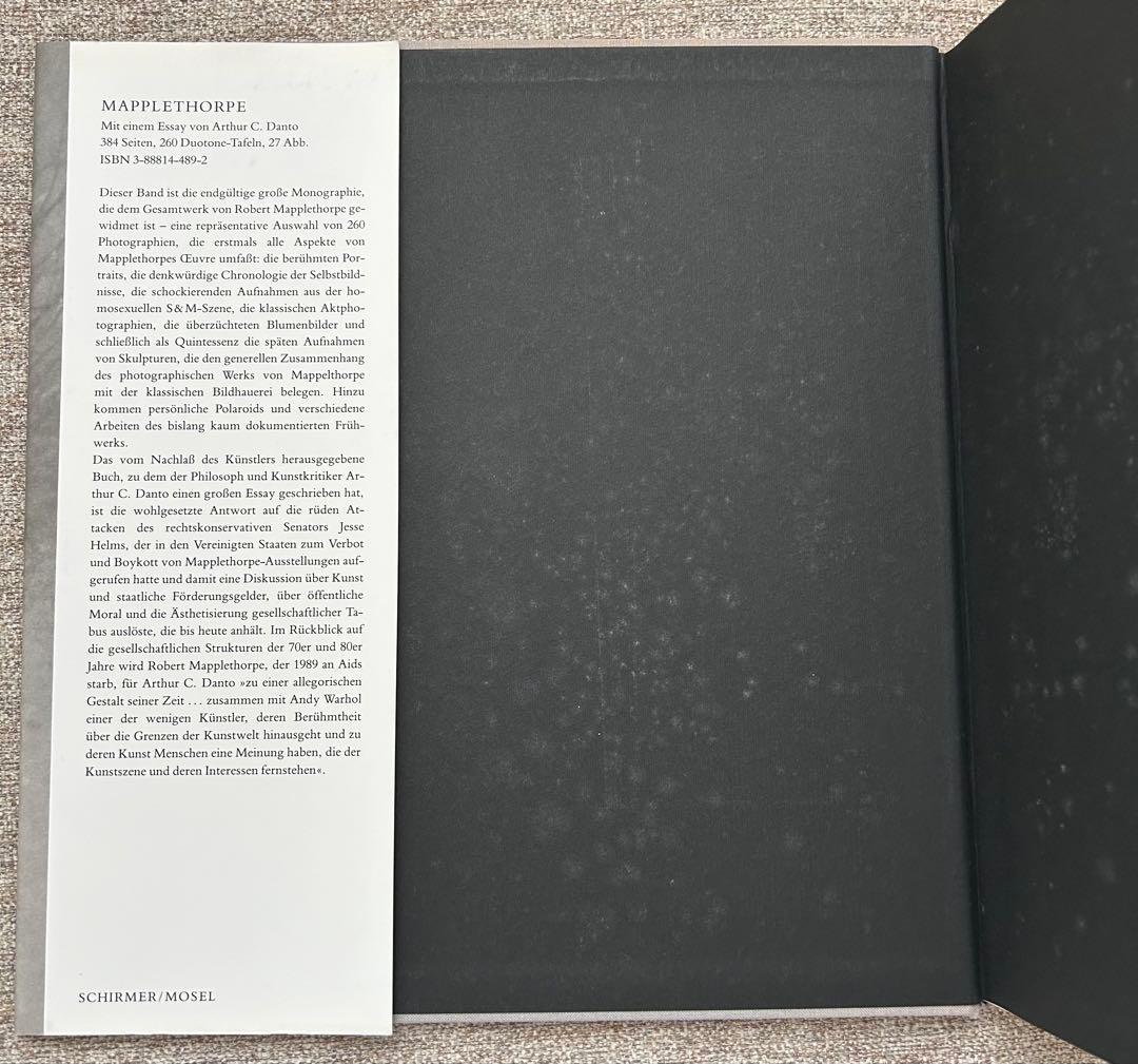 ロバート・メイプルソープMAPPLETHORPE SCHIRMER/MOSEL