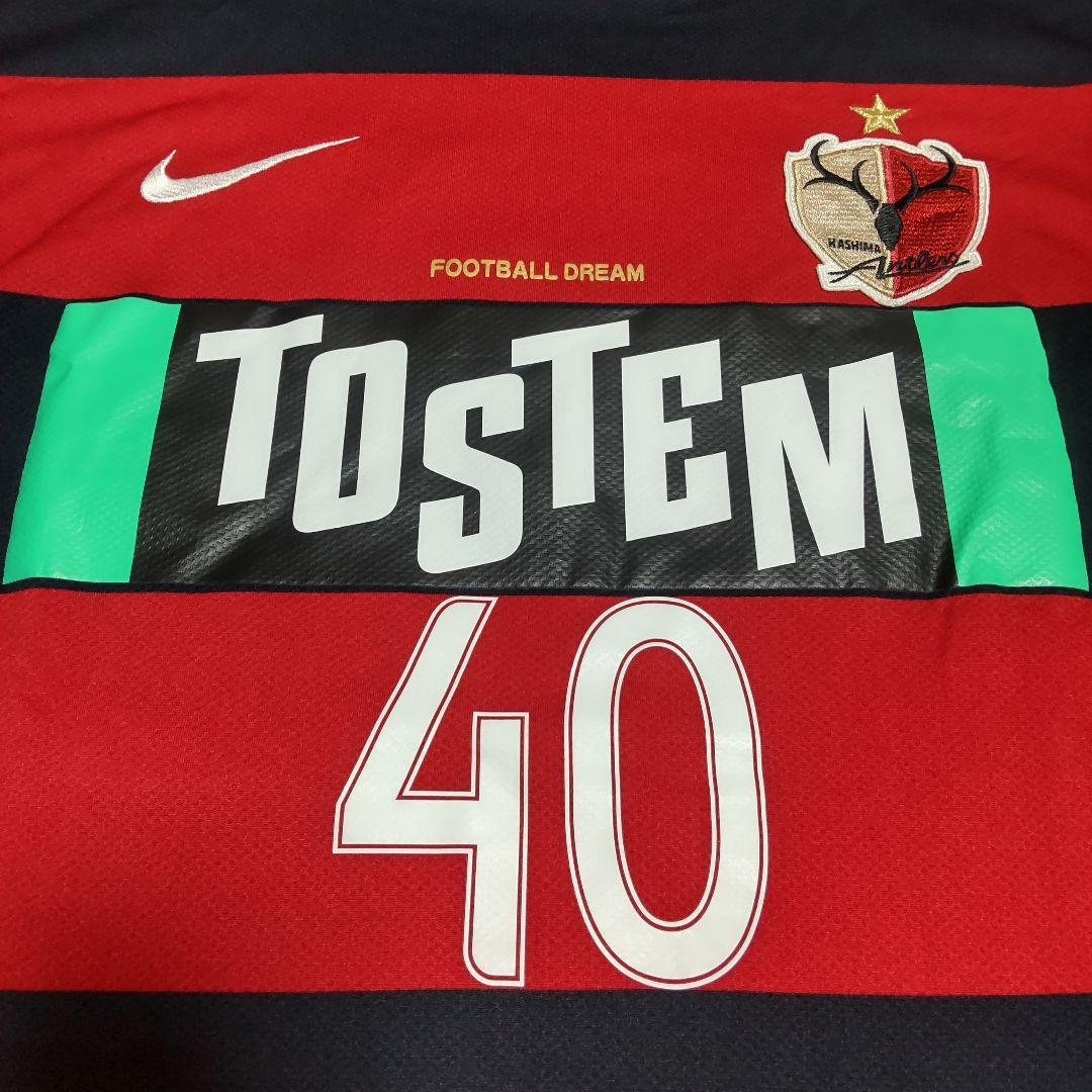 極美品 NIKE ナイキ 鹿島アントラーズ 小笠原満男 ユニフォーム Ｌ