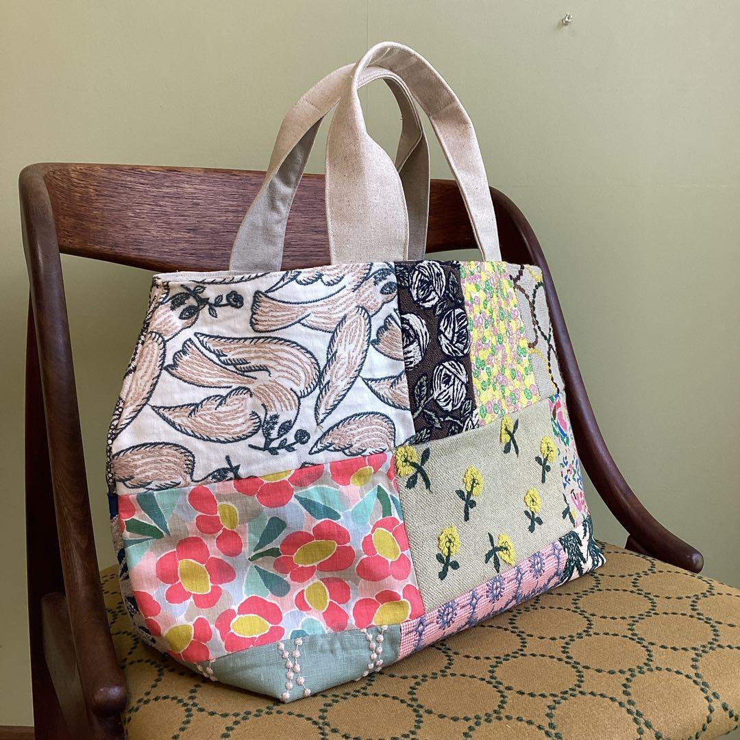専用です！ミナペルホネン パッチワーク トートバッグハンドメイド