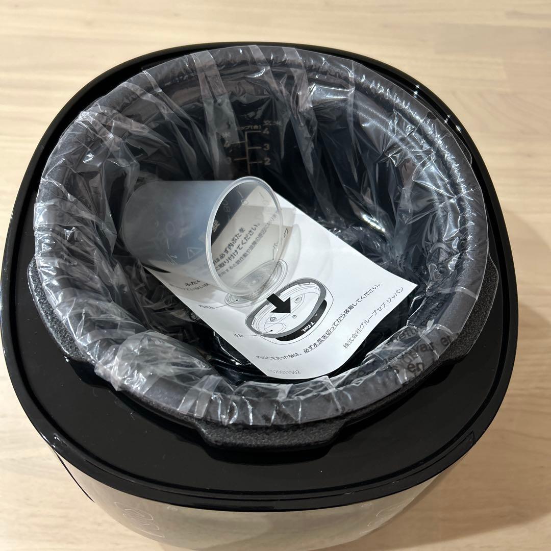 T-fal 電気圧力鍋 黒 ラクラ クッカー コンパクト圧力鍋