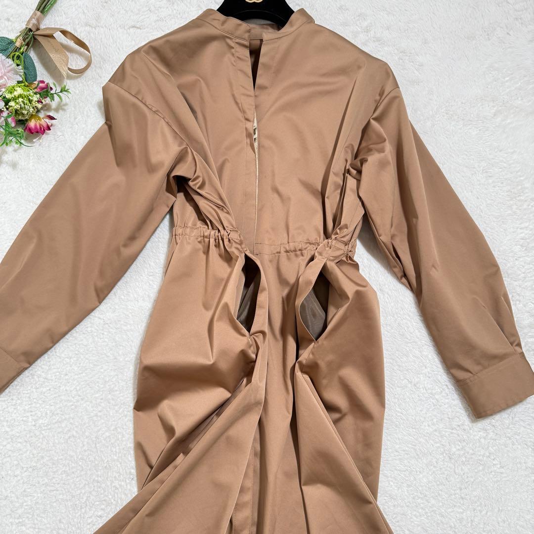 美品　SOEJU ソージュ　リモンタコートワンピース　キャメル　2way