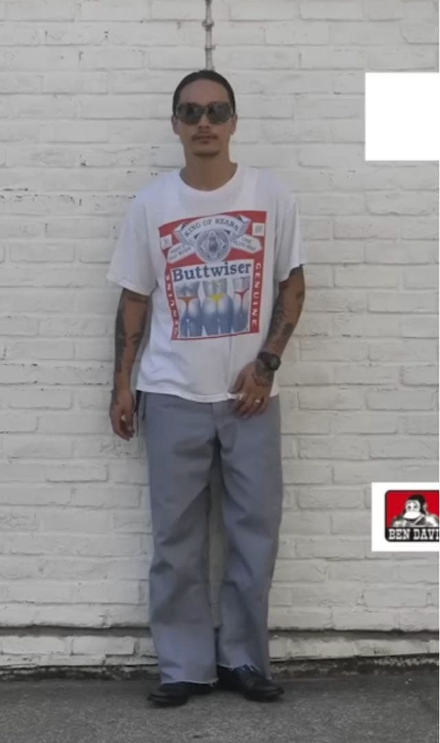 BEN DAVIS ベンデイビス　フリスコ　ゴリラカット　tsy ライトグレー