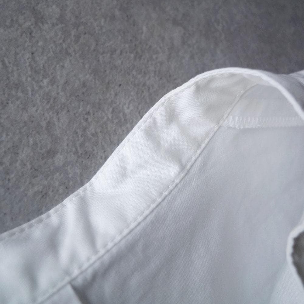 美品 トゥモローランド マカフィー 2万 ビックカラーブラウス ホワイト 412