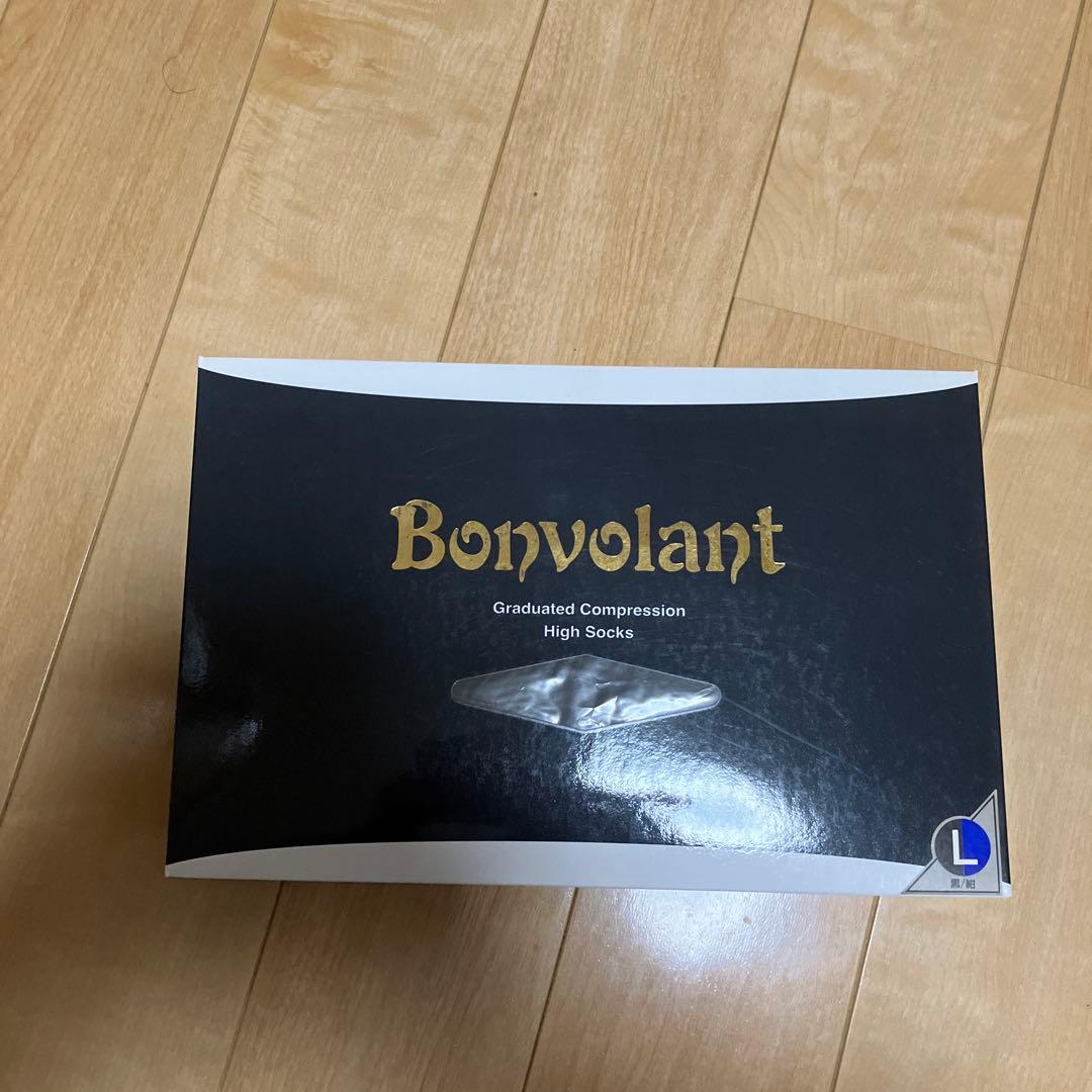 サミットインターナショナルボンボランハイソックス 黒、紺　L