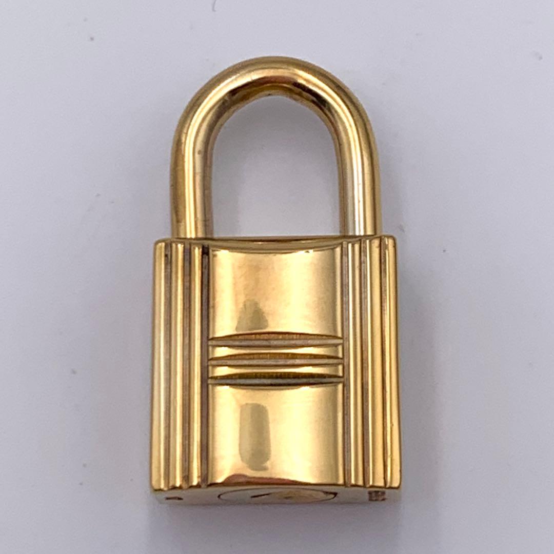 ▽HERMES エルメス カデナ　24Kメッキ　No.117　117番　鍵付き