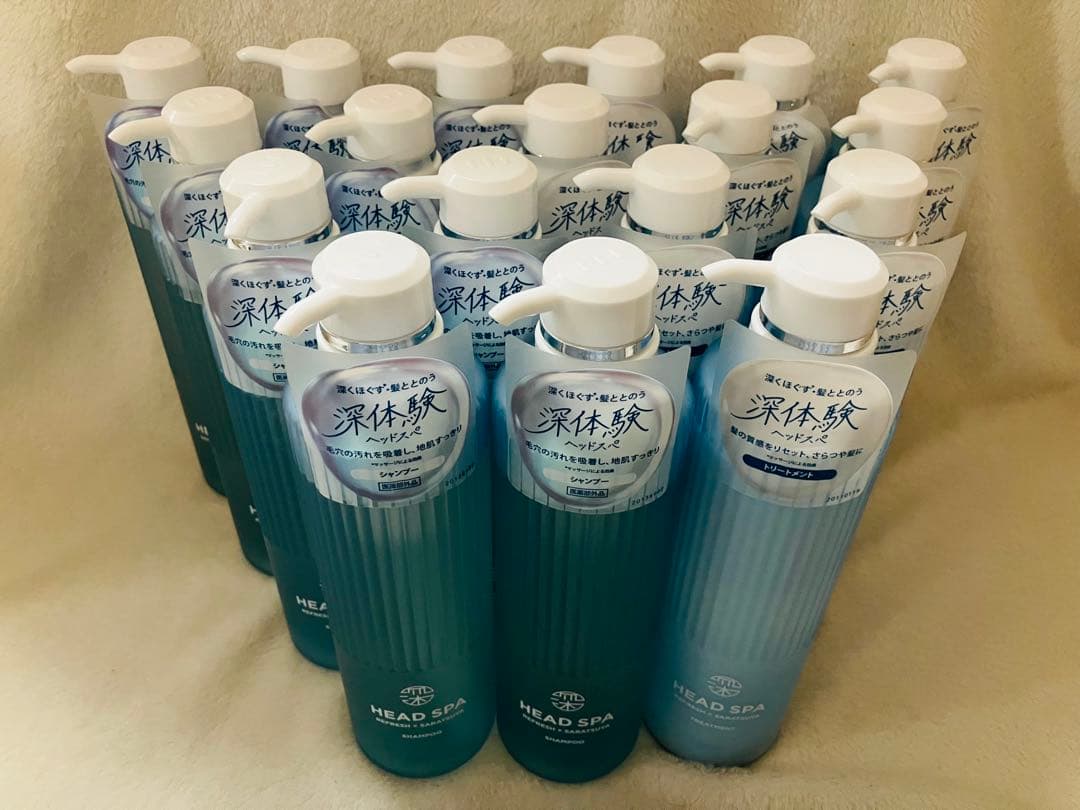 h&s 深体験 HEAD SPA シャンプー & トリートメント 18本セット
