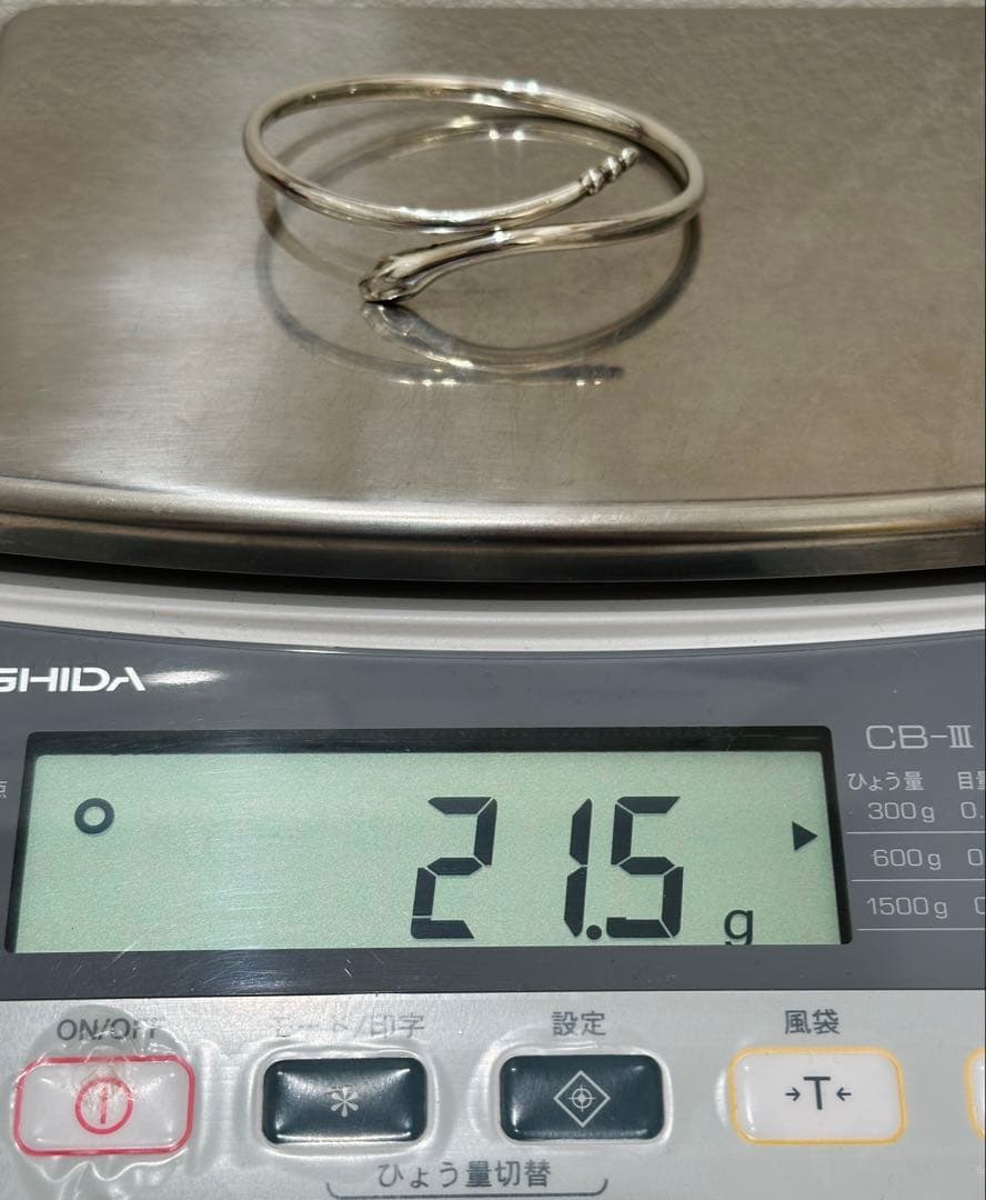 ◇ ティファニー スネーク バングル 925 約21.5g箱付き 保管品◇