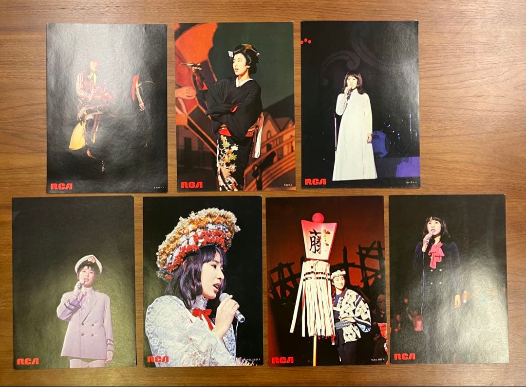 【藤圭子】圭子の七変化 ピンアップ 7枚セット 非売品 希少 ファン垂涎 商品