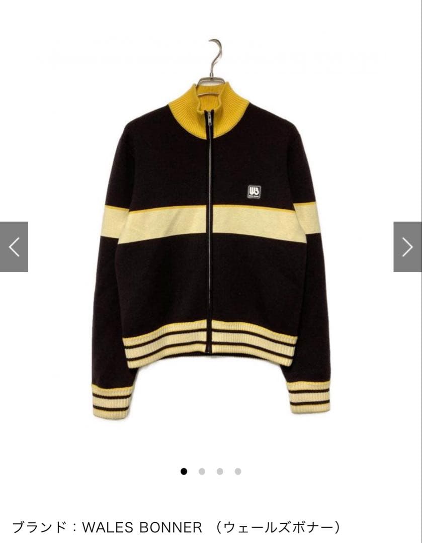 ウェールズボナー　ニットトラックジャケット