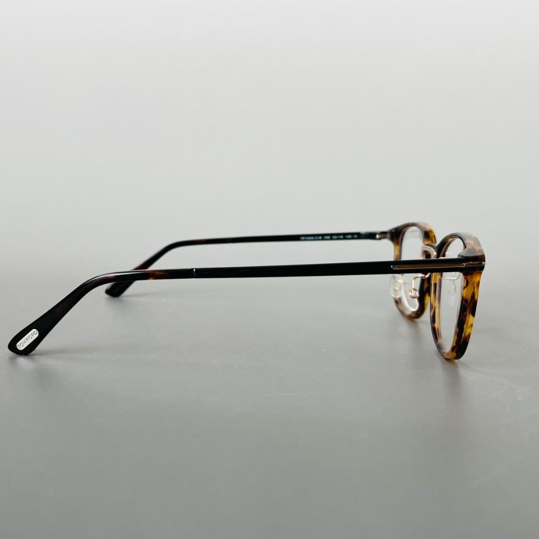 トムフォード メガネ ウェリントン アジアンフィット ブラウン べっ甲柄 黒