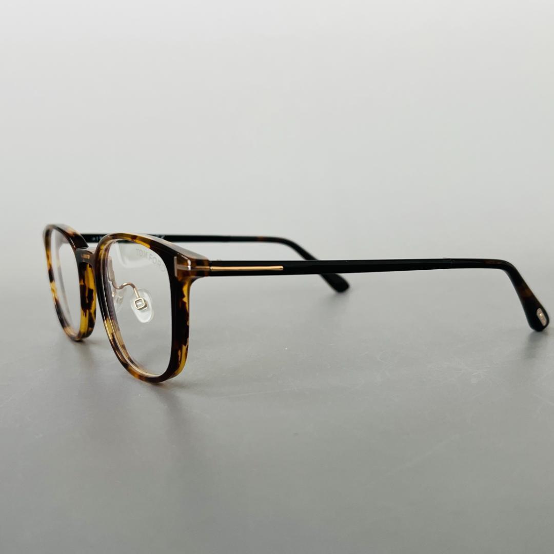 トムフォード メガネ ウェリントン アジアンフィット ブラウン べっ甲柄 黒