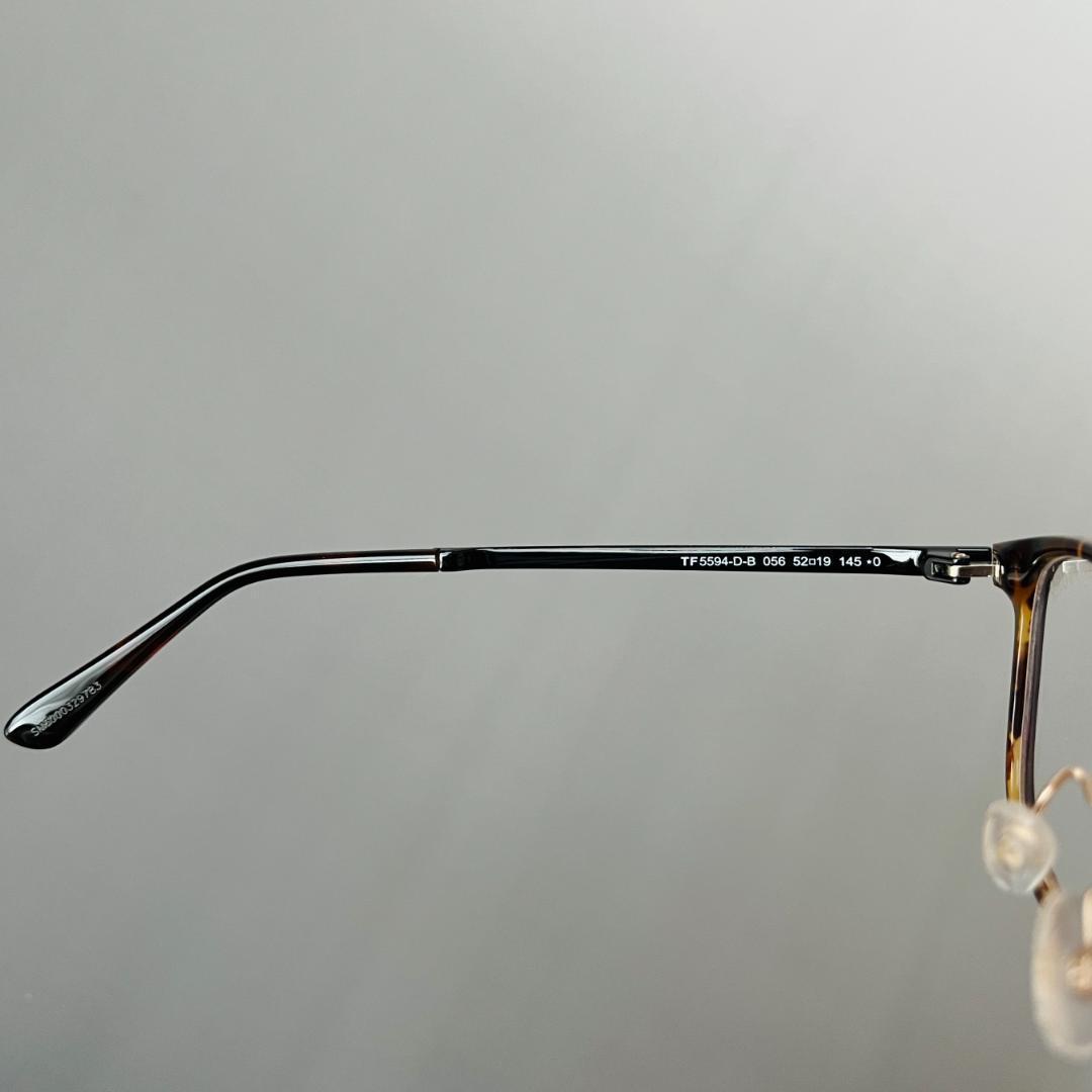 トムフォード メガネ ウェリントン アジアンフィット ブラウン べっ甲柄 黒