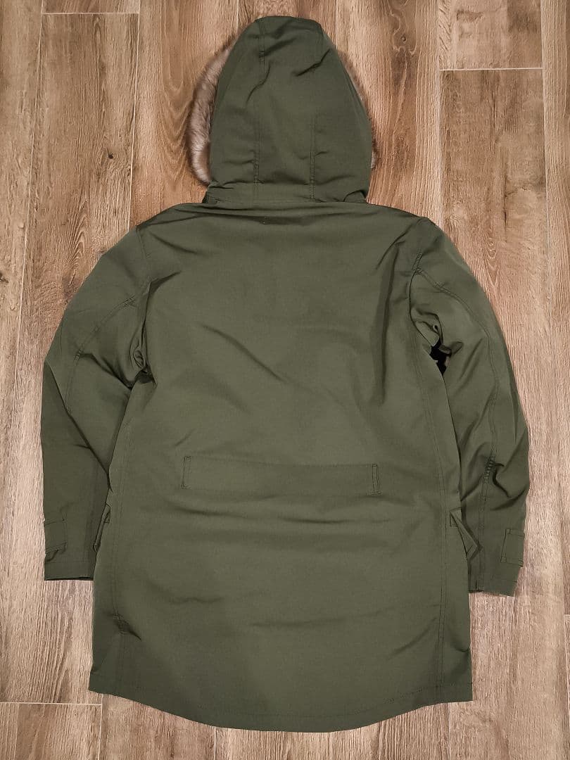 ダウンライナーで超暖か✨️　COACH　3WAYモッズコート　ラムファー