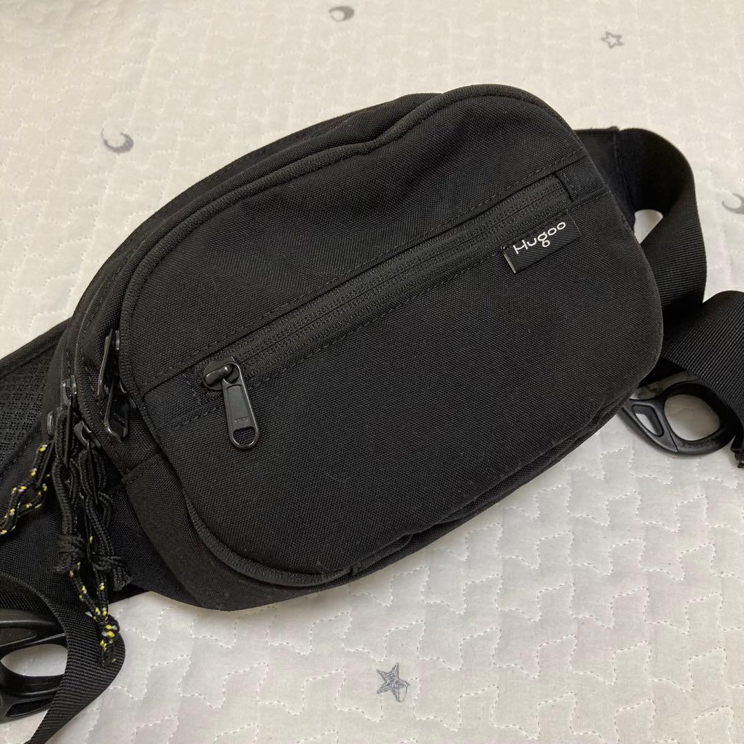 Hagoo ハグー　ヒップシート兼ショルダーバッグ ブラック