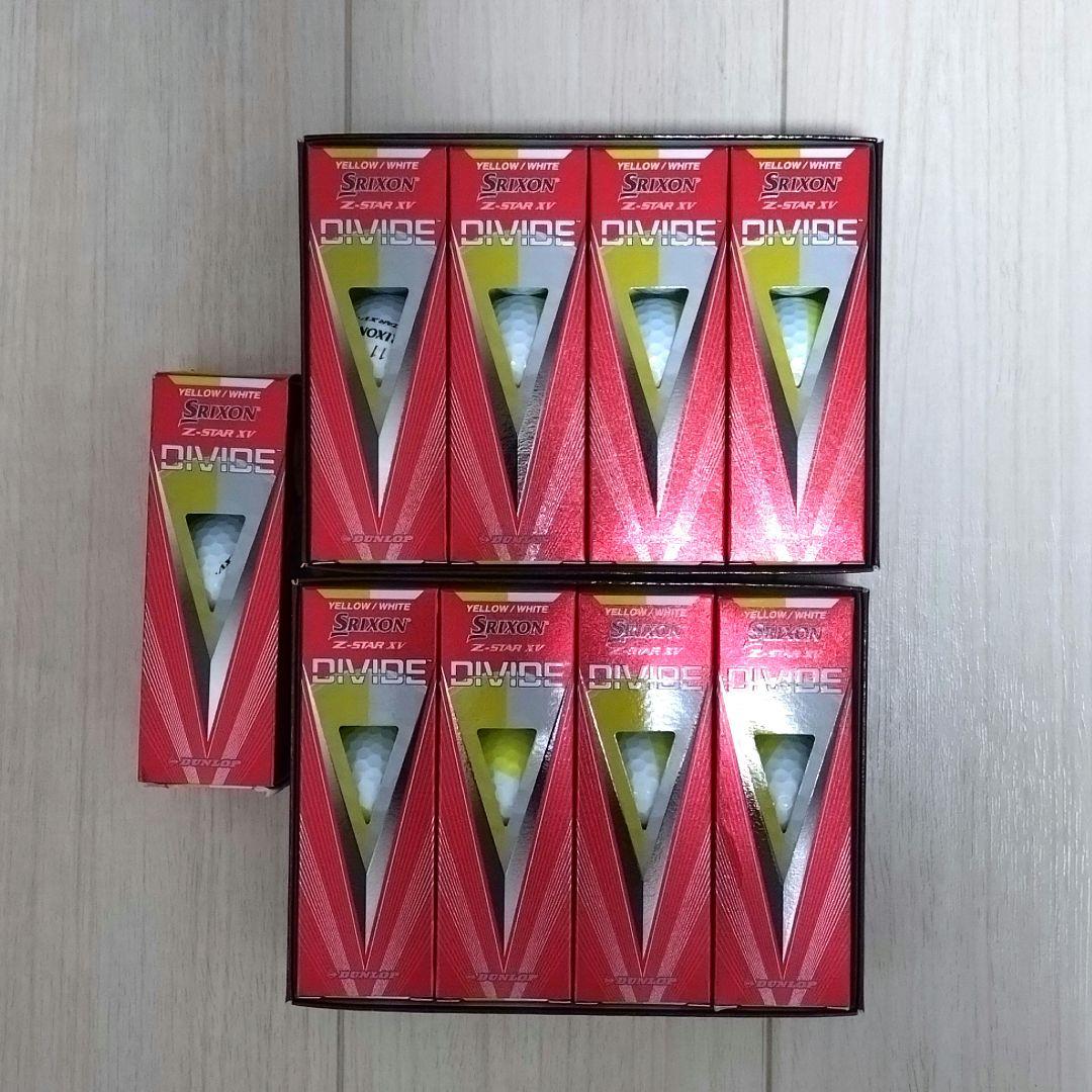 【新品】スリクソン Z-STAR XV DIVIDE 2ダース+1スリーブ