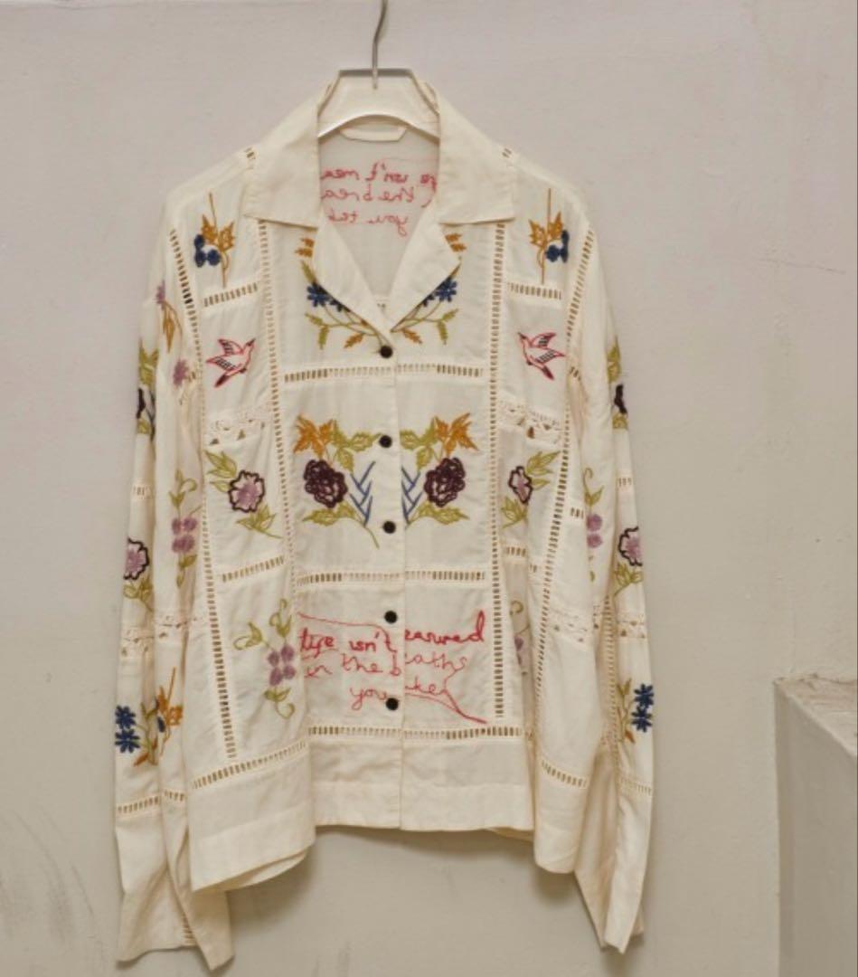【完売商品】Embroidery Patchwork Shirts