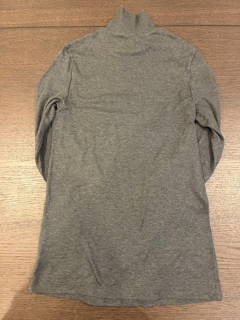 【正規品】FENDI リブ タートルネック グレー XS相当 イタリア製 美品
