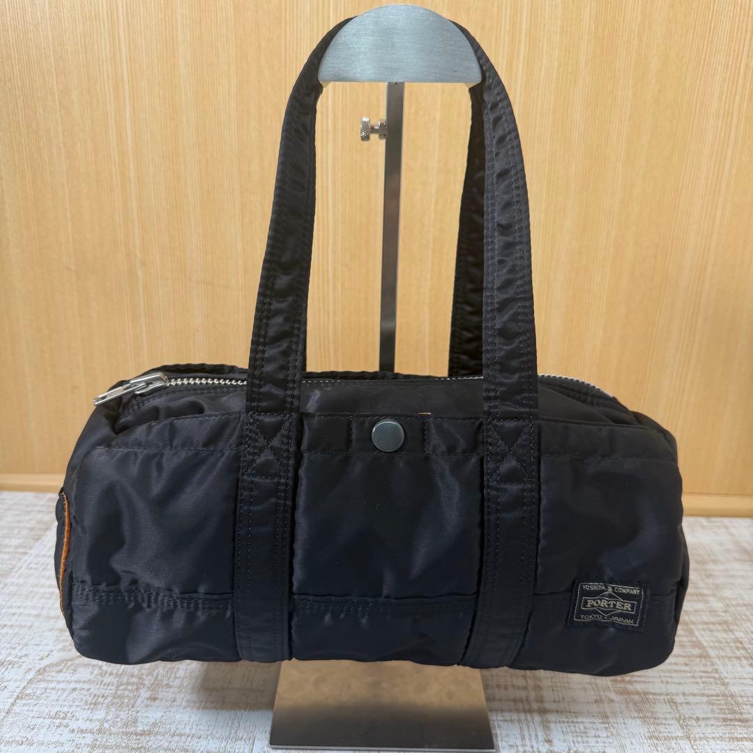 PORTER ポーター タンカー ドラムバックミニ ボストンバック　ブラック