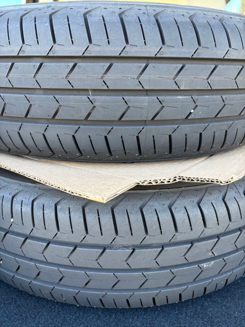 NISSAN 14インチ ホイールセット YOKOHAMAタイヤ　新車外し