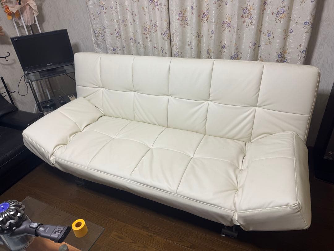 破格！早い者勝ち！ニトリ ホワイト ソファベッド Nシールド 引取限定要相談