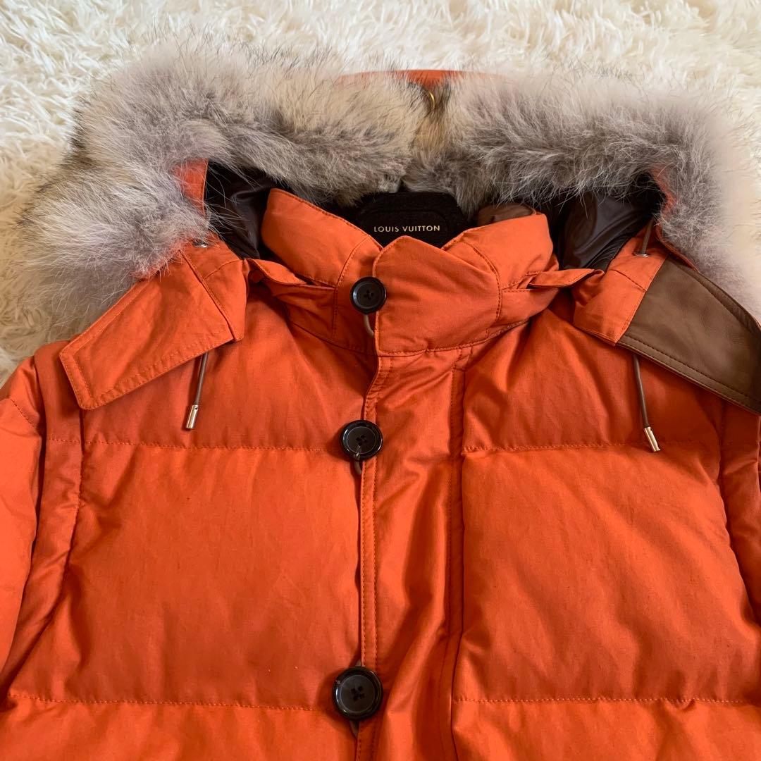 希少　LOUIS VUITTON 2WAY オレンジ ダウンジャケット　ベスト