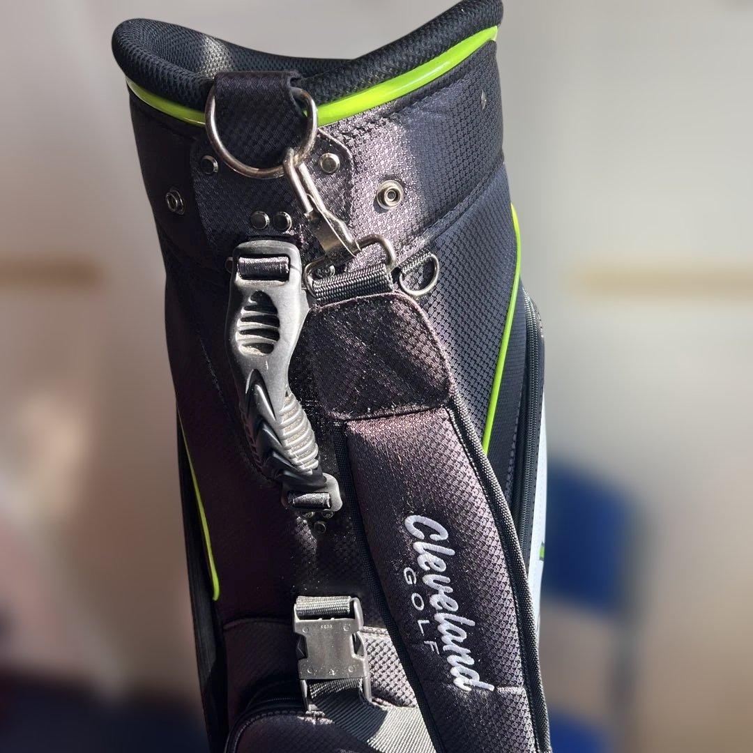 Cleveland Golf キャディバッグ ブラック/ホワイト/グリーン