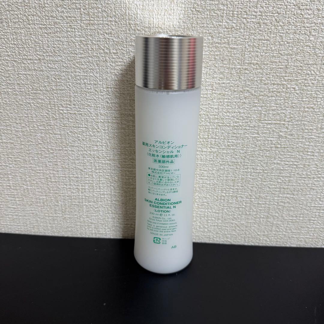 ❗️週末値下げ中❗️ALBION スキンコンディショナー330mlとコットン10枚