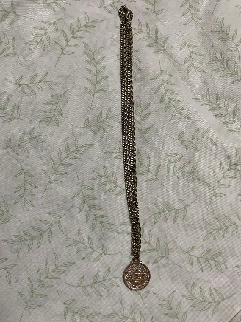 シャネル ネックレス 2連チェーン ココマーク  マドモアゼル