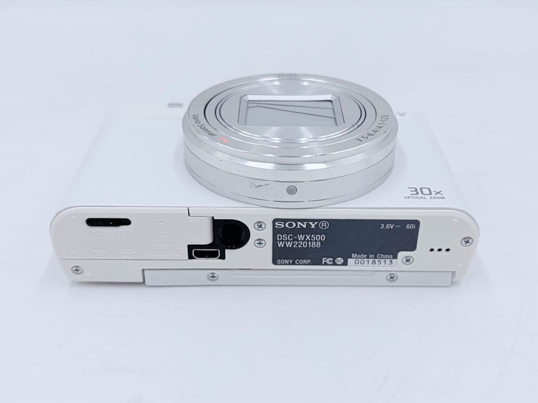 断*離様 【訳あり】SONY サイバーショット DSC-WX500 ホワイト コ