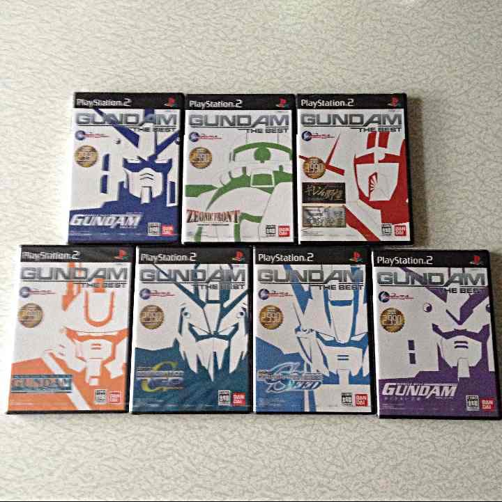 PS2ソフト ガンダム ザ ベスト 激レア新品7本セット＋6本＋攻略本 Gジェネ