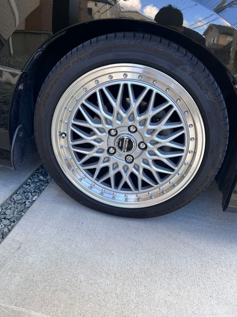 シュタイナー　FTX サテンシルバー　リムポリッシュ　18インチ　メッシュ