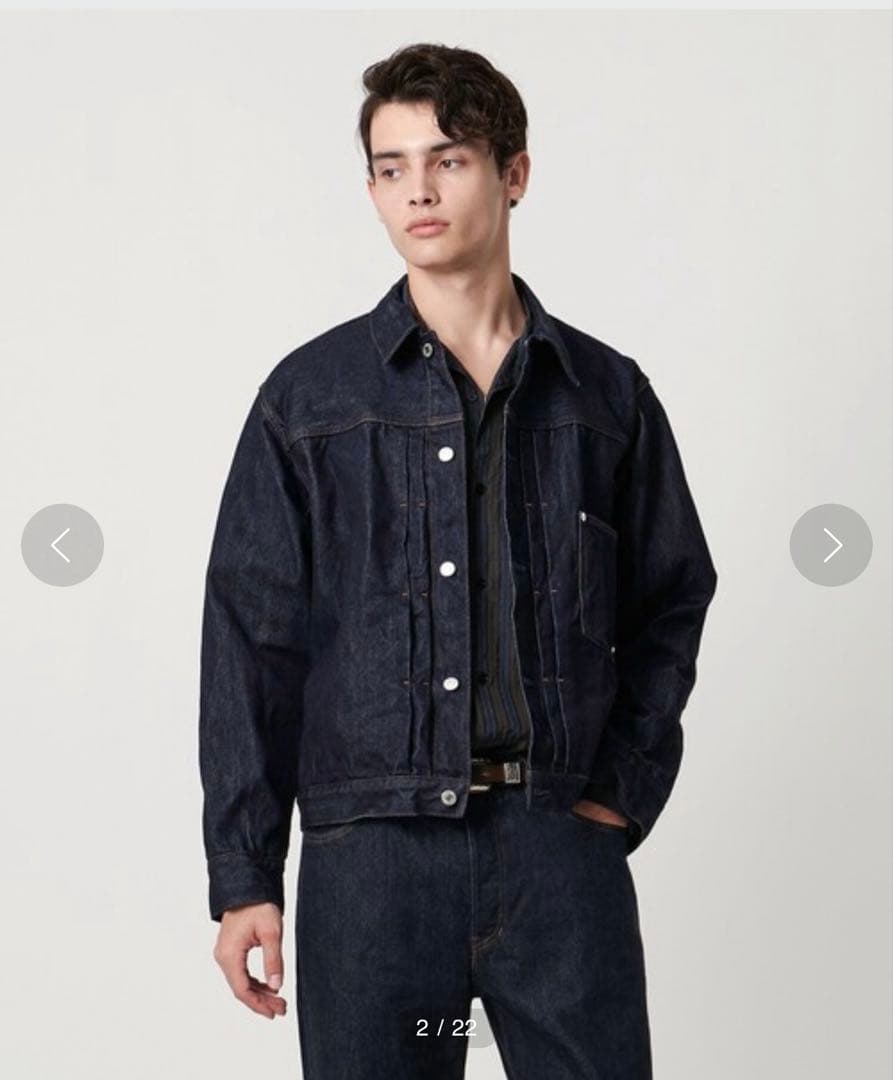 ユナイテッドアローズ シオタ スビンコットン デニム トラッカージャケット M