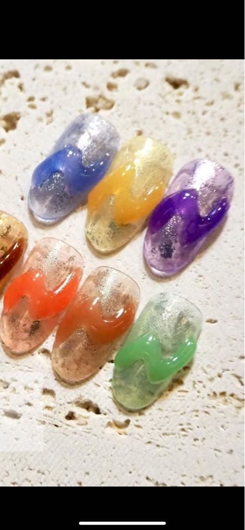 アート簡単‼️Squeeze Gel スクイーズジェル 8色セット