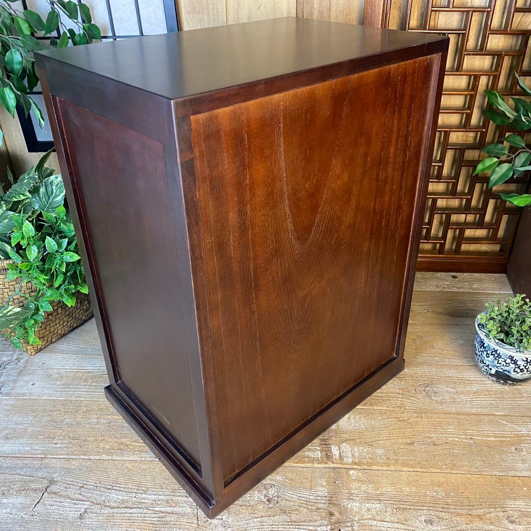 大幅値下げセール中！民芸家具桐材多引き出しチェストタンスD48㎝×65㎝完成品