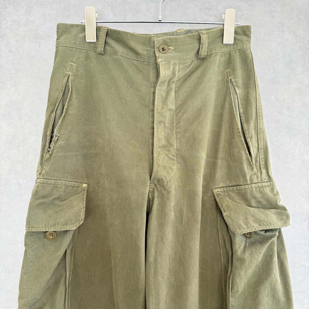 60sフランス軍 M-47 カーゴパンツ 後期 HBT ミリタリーパンツ