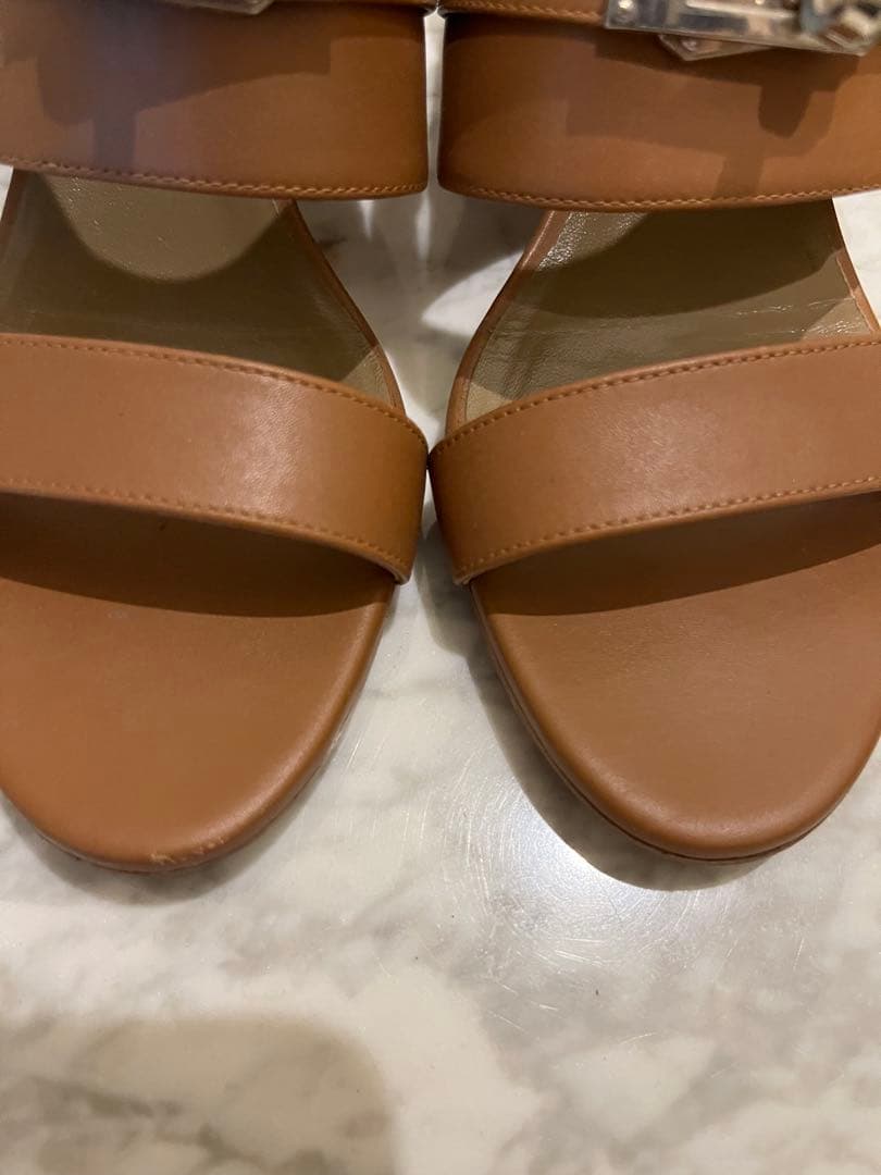 美品　HERMES エルメス　サンダル　オヴァシオン　ケリー金具 サイズ38