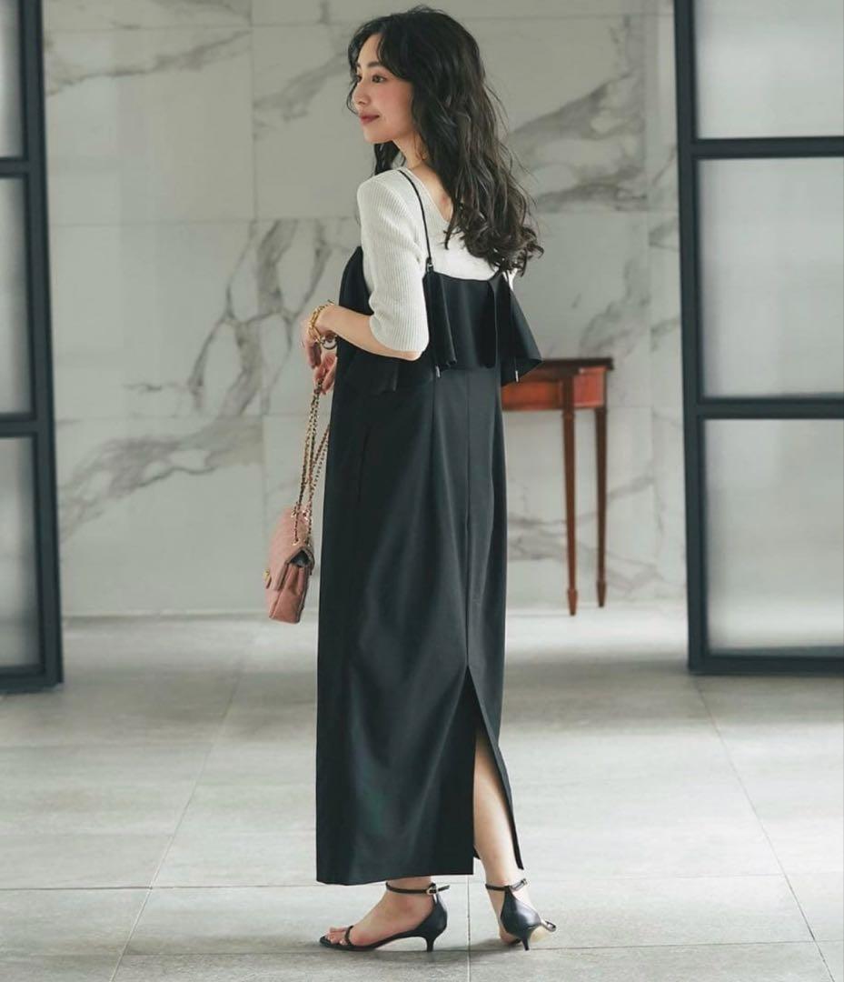 La boutique BonBon ラッフルキャミワンピース