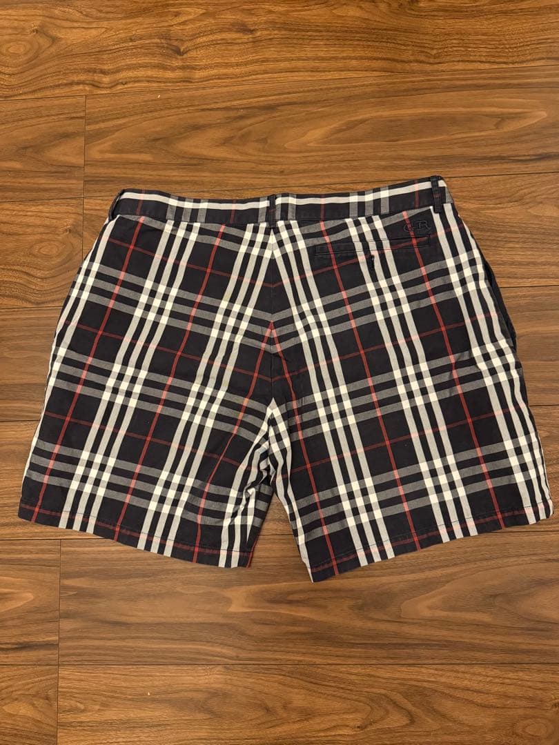 BURBERRY gosha コラボ チェック柄 ショートパンツ XL